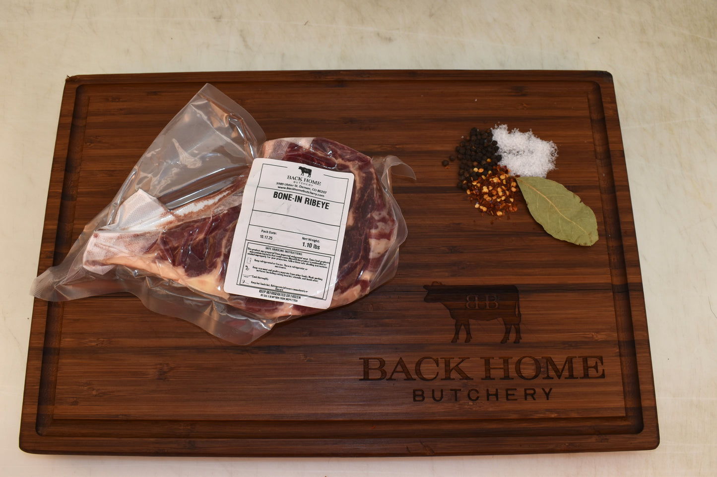 Black Angus Bone-In Ribeye - Colorado Pasture Raised